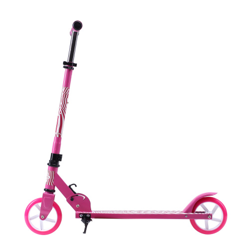 Самокат 2-х колесный COMIRON 145мм Zebra / GT2021-Z2 /уп 8/ розовая зебра