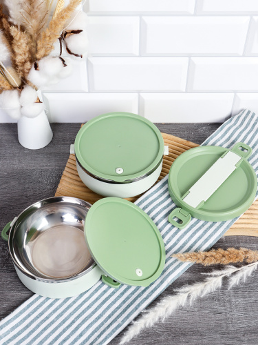 Ланч-бокс 2 предмета / FB-2-378 /уп 48/