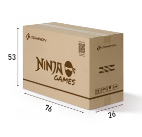 Игровое кресло COMIRON GAME-17 Ninja Светло-синий