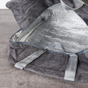 Сумка с эффектом сохранения холода, тепла/термосумка / DFB104grey /уп 100/ 25х14х25, 8,7 л