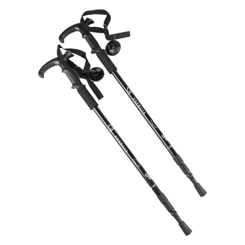 Палки для скандинавской ходьбы / T-101 /уп 5/30/черные