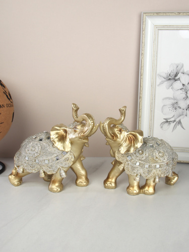 Статуэтка Слон 17 см / XL18391AB /уп 48/