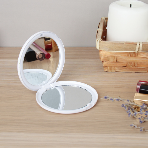 Зеркало карманное 7 см / MX-001 /уп 60/720/OPP