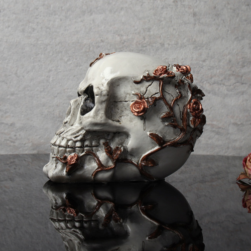 Копилка Череп 12 см / KY-27 /уп 48/Хэллоуин