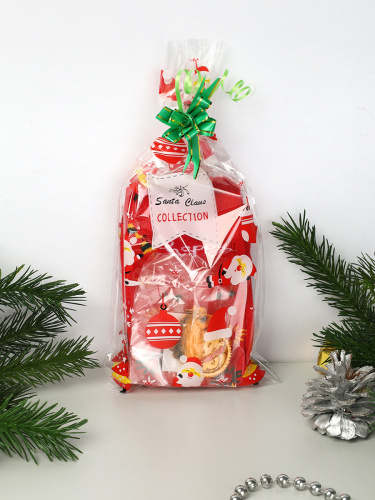 Подарочный набор Новогодний № 28 /25339-1/ Носки + магнитик ЛОШАДЬ /