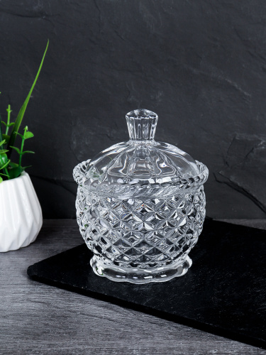 Сахарница 200 мл / YP rombus /уп 48/