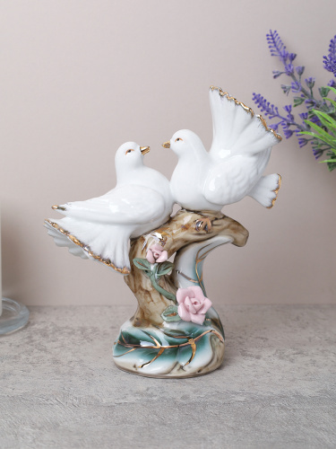 Статуэтка Голуби 15 см / 0758 /уп 50/