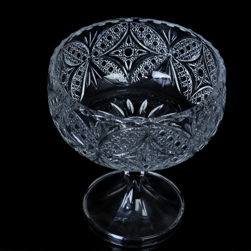 Ваза для сервировки на ножке 600 мл Бабочка / W509/1 /уп 16/