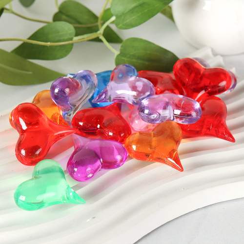 Декоративные камни 100 г Сердце / XM-91 /уп 200/ пластик