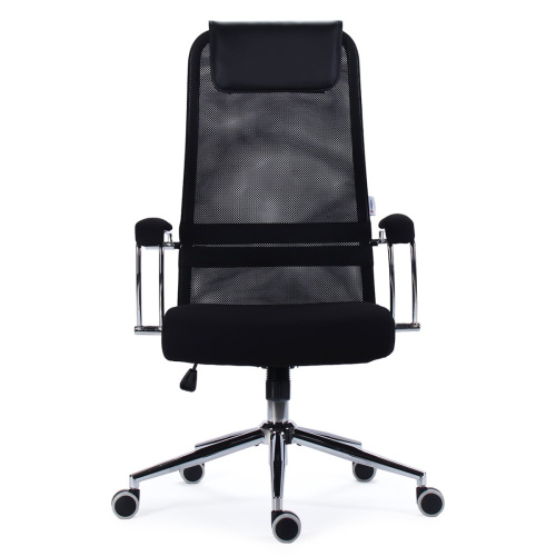 Кресло руководителя CH-8M Ch Черный сетка/ткань 