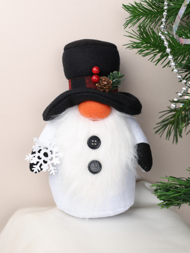 Новогоднее украшение Гном в шляпе 20 см / B120 /уп 75/713000