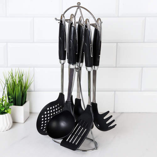 Кухонный набор 7 предметов на подставке / SRE-159 /уп 24/