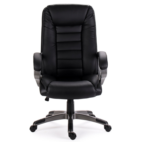 Кресло руководителя CH-002DS PL ЧЕРНЫЙ ЭКО. КОЖА