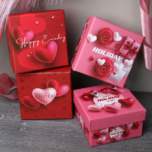 Коробка подарочная 9х9х5,5 см / S111-SY622 /уп 12/216/микс