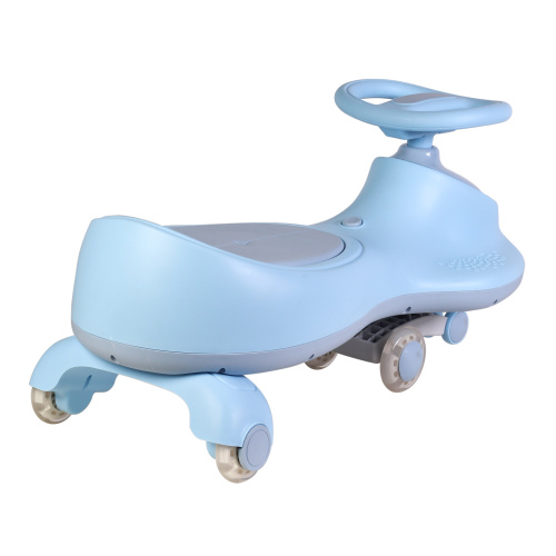 Толокар COMIRON CMR-8089 / светящиеся PU колеса 90 мм / Голубой / уп4