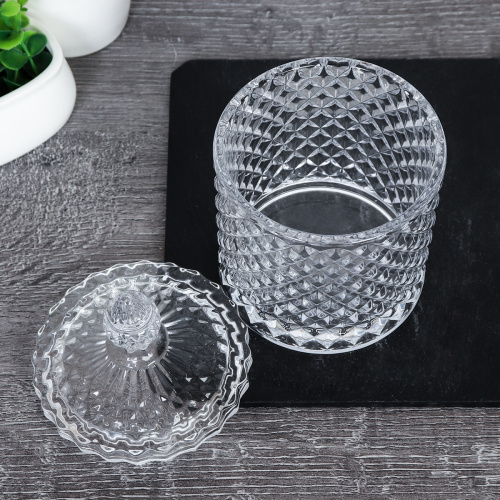 Сахарница 300 мл 8,5х14 см прямая резная / DGF7896 /уп 48/