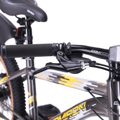 Велосипед 20" рама 12" 7sp COMIRON REBEL ригид чёрный