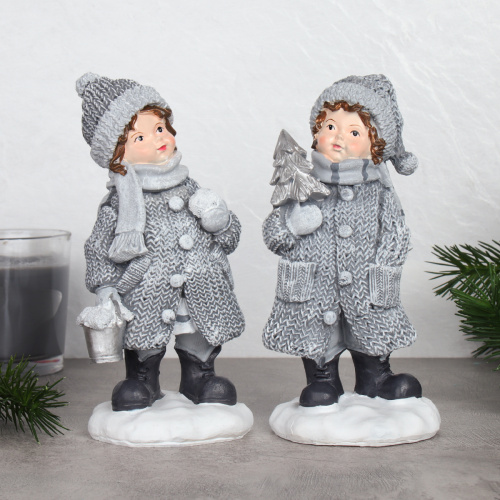 Фигурка мальчик 16 см / W840 /уп 64/Новый год