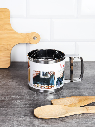 Сито кружка 500 мл нерж / 444C /уп 144/ 717427