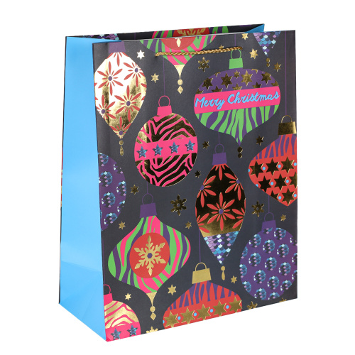 Пакет подарочный 18x23x10см / 5380M /уп 12/720/Новый год