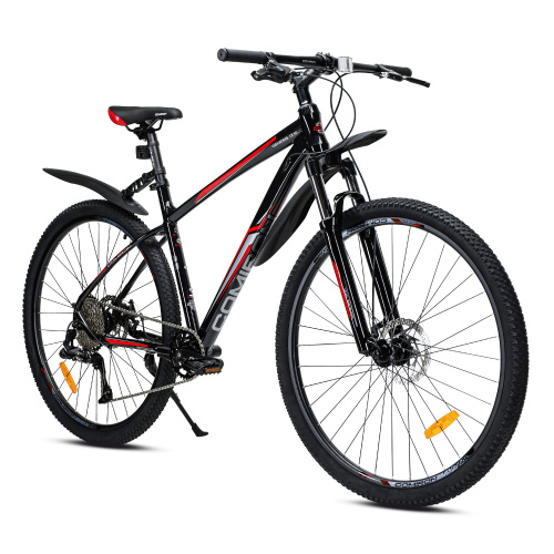 Велосипед 29" рама 21" 1x10sp 11-42T COMIRON GENESIS чёрный красный
