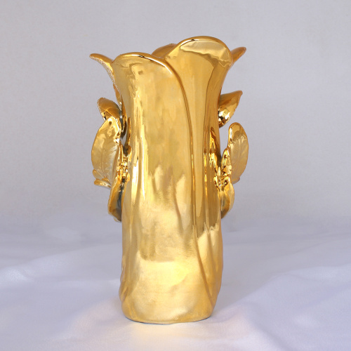 Статуэтка ваза Павлин 24 см / W2015-1 /уп 24/золото