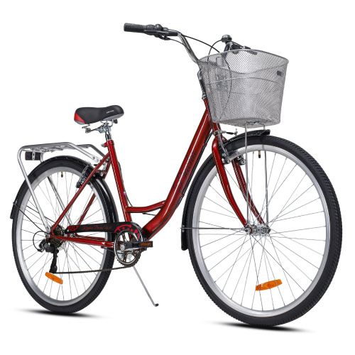 Велосипед городской 28" рама 19" 7sp KRYPTON DACHA W красный кристалл ЦВК