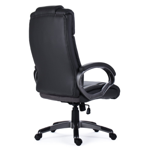 Кресло руководителя CH-003DS PL СЕРЫЙ ЭКОКОЖА