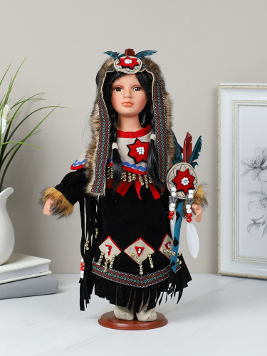 Сувенир коллекционный Индейцы 40 см / ZD1800 /уп 24/