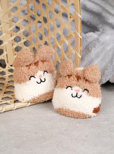 Носки женские флисовые р. 35-40 Лапки новогодний № 2 / MNZ-19/2 /721638