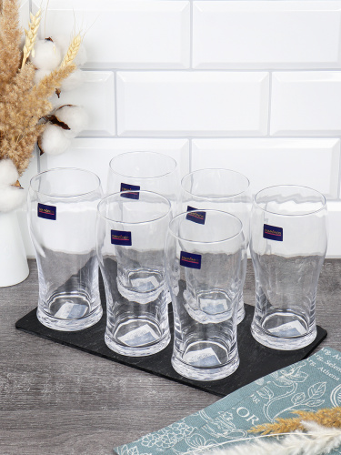 Бокал пивной 6 штук 600 мл / DMC022 /уп 8/