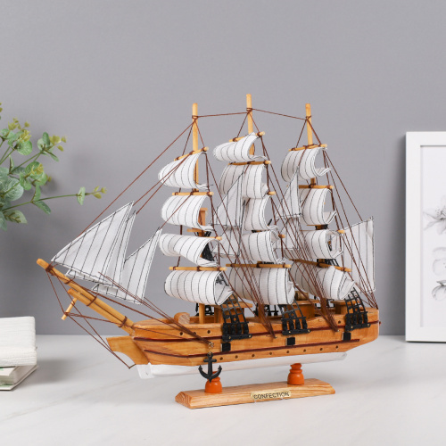 Макет парусного корабля 42х39 см / SH08 /уп 8/