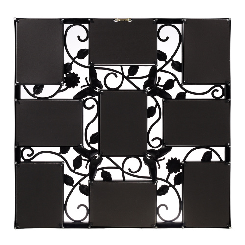 Фоторамка коллаж 53х53 см бабочка / KS808 /уп 24/9 фото черная