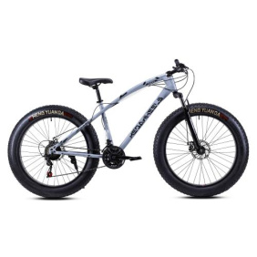 Велосипед фэт-байк 26"x4" рама 17" 21sp MEGAWHEELS FAT серый