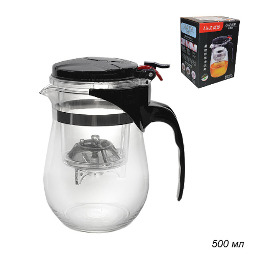 Френч-пресс 500 мл с рычагом /d2/500ml/A8525 /уп 80/*