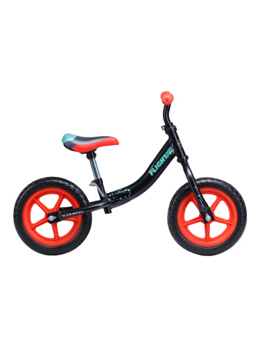 Беговел 12" COMIRON Flight Pro / CB1205 / уп 6 / Цвет: серый-красный/ КРАТНО УПАКОВКЕ 6 ШТ.