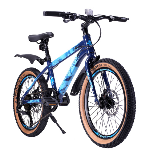 Велосипед 20" рама 12" 7sp COMIRON REBEL ригид морской хаки