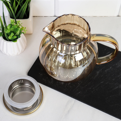 Кувшин 1200 мл / LCWJ7023 /уп 48/Металлическая крышка