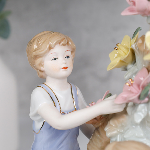 Статуэтка Дети 25 см / HW-А-12 /уп 16/