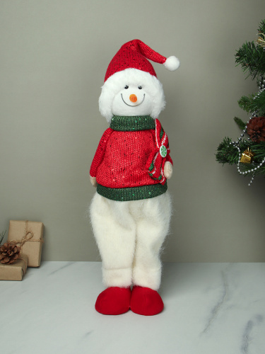 Новогоднее украшение Снеговик 45 см / AW-104 /уп 48/