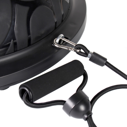 Полусфера балансировочная BOSU 46см Woohooo Curls эспандер, насос/ чёрный/ B46Cu-BL/ уп5