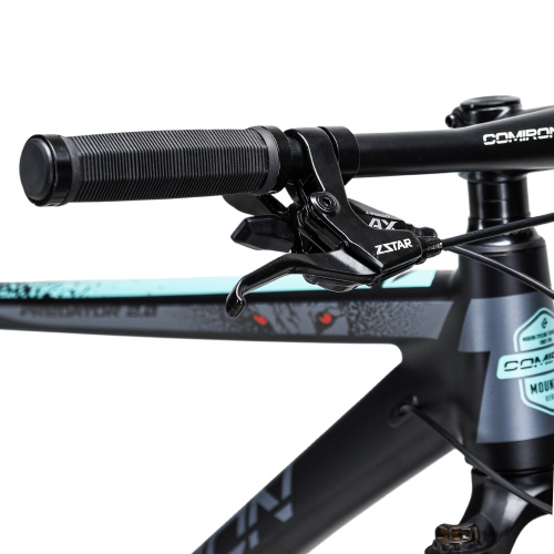 Велосипед горный COMIRON PREDATOR 27.5-17" чёрный неон