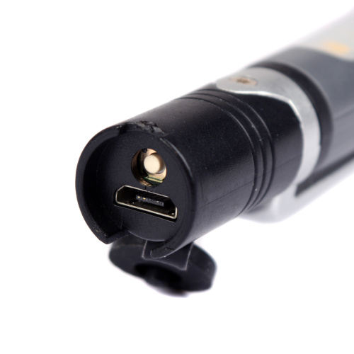 Фонарь универсальный COMIRON PEN GREY корпус: жёсткий ABS, IPX5; свет: 1 XPG, 100lm, 5COB; аккум: 260 mAh, USB; серый /уп 60/