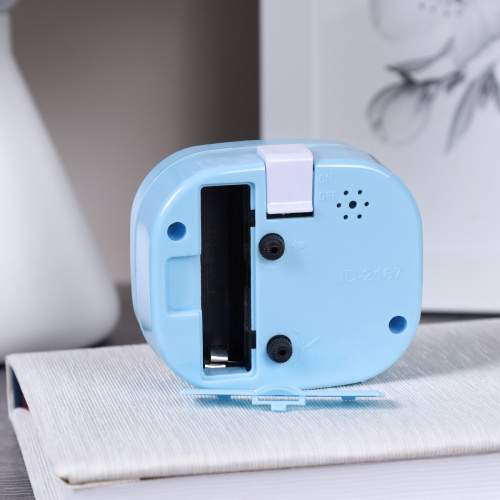 Будильник 7x8 см / XD964 /уп 200/ плавный ход / микс