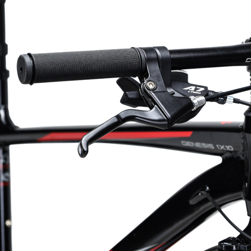 Велосипед 29" рама 21" 1x10sp 11-42T COMIRON GENESIS чёрный красный