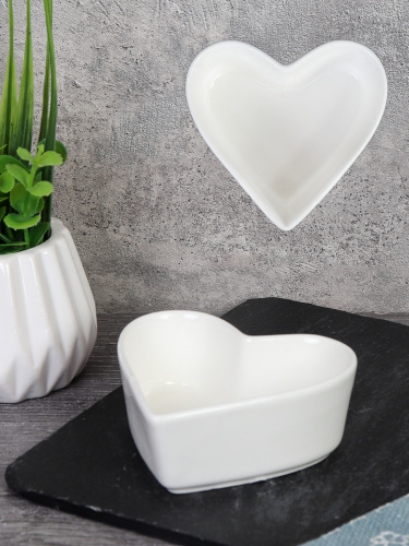 Соусник 7х7,5х3,2 см Сердце / TS-2 /уп 83/