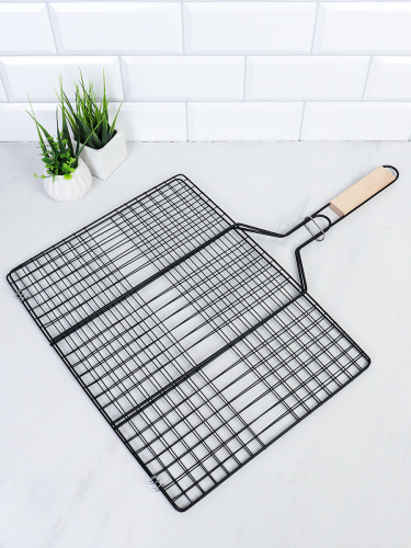 Решетка - гриль плоская 40х30х55 см Антиприг покрытие / RPK-4030 /уп 50/ 0,5