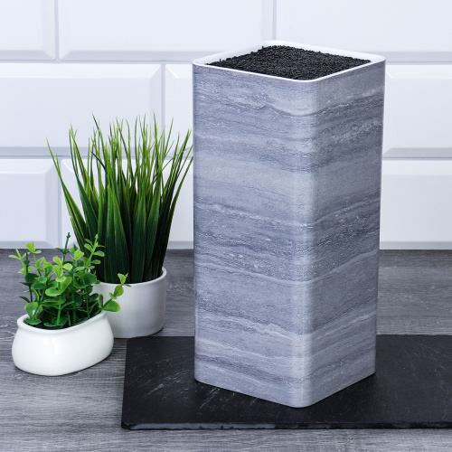 Подставка для ножей 22х10 см Квадрат / LF21-19 /уп 12/