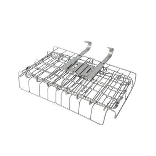 Корзина для велосипеда складная серебряная. / 1DVMI-12 / уп 30