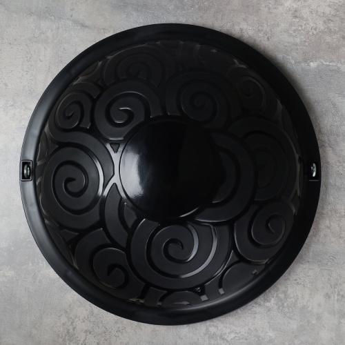 Полусфера балансировочная BOSU 46см Woohooo Curls эспандер, насос/ чёрный/ B46Cu-BL/ уп5